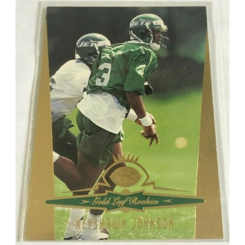 1996 Leaf Gold Leaf Rookie Keyshawn Johnson #6 Rookie RC NY Jets